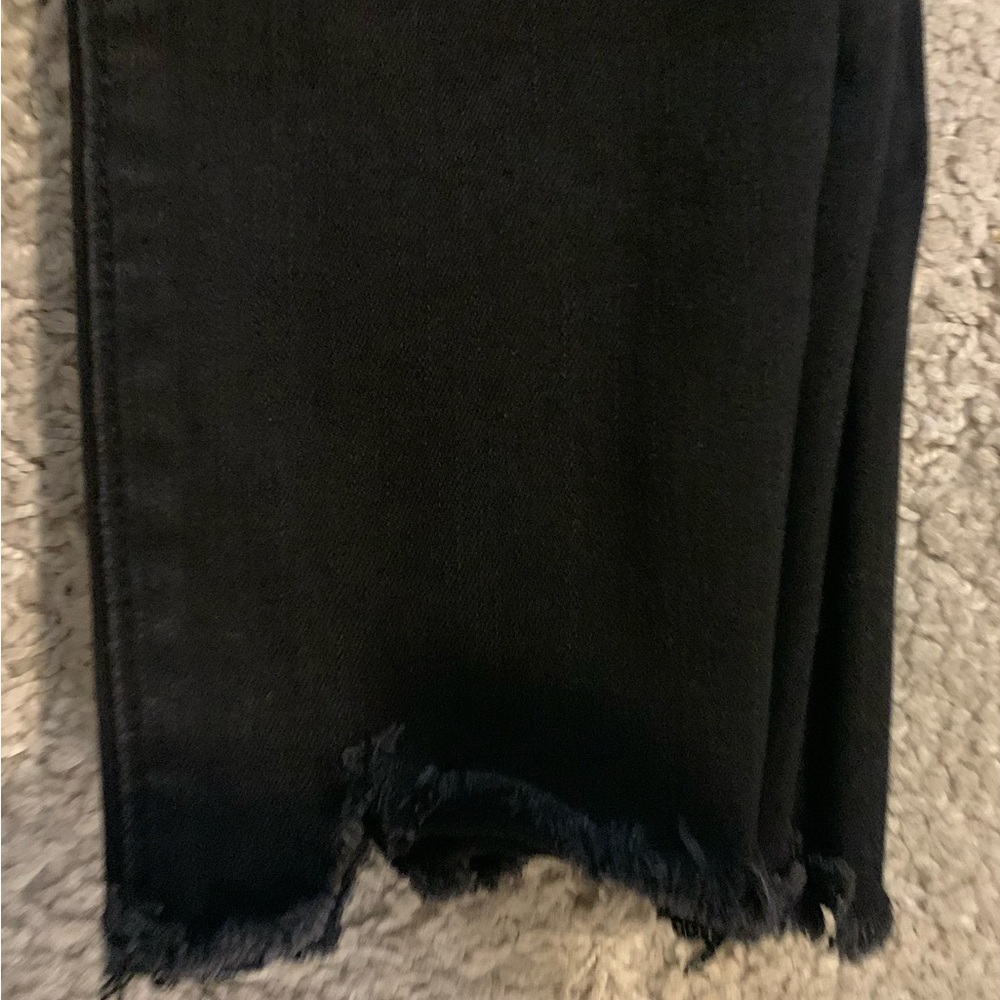 Abercrombie & Fitch High Rise Super Skinny Ankle Denim Size 27 Color Black Wash - Picture 2 of 5